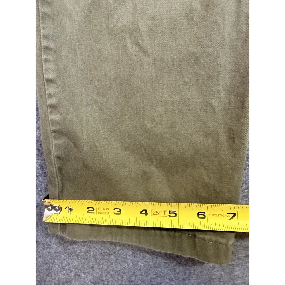 Calvin Klein Infinite‎ Flex Waist Slim Pants 36x30 Olive Green